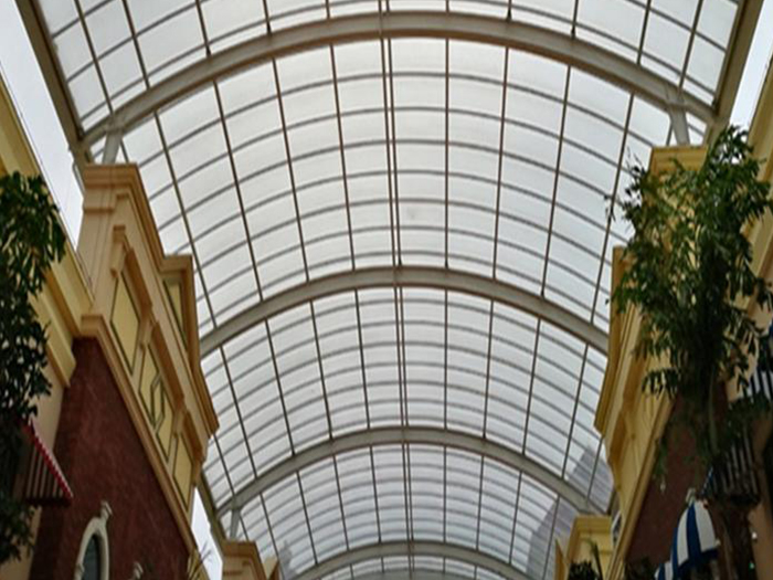 浙江屋面网架顶棚吊装方案